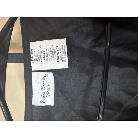 Black Embroidered Holiday Vest with Reindeer and Bells Bobbie Brooks  26/28 - Picture 5 of 5